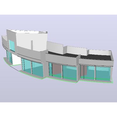 Modelo de aulas de usos multiples semicirculares
