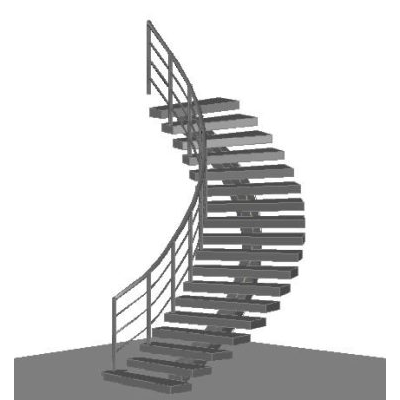 Escalera 3d