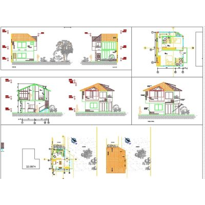 Planos de casa de huéspedes