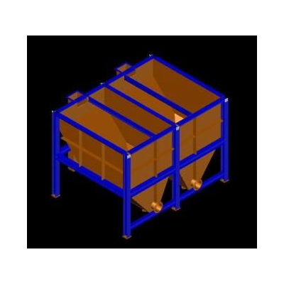 Cajon distribuidor 3d