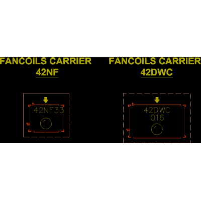 Fancoil carrier aire acondicionado