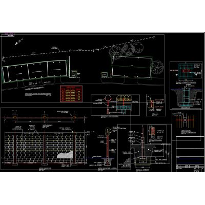 Plano Constructivo de Muro Perimetral