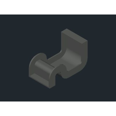 Soporte curvo para tuberias