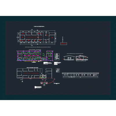 Architectural office top view