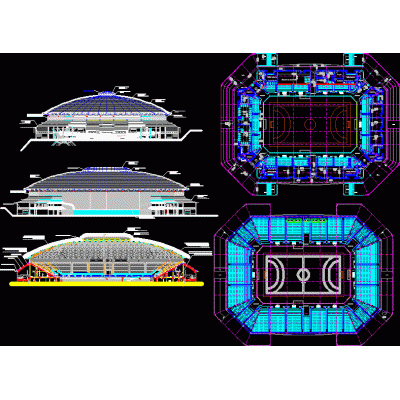 Anteproyecto estadio futbol de salon