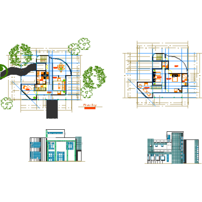 Casa con tendencia tardomoderna