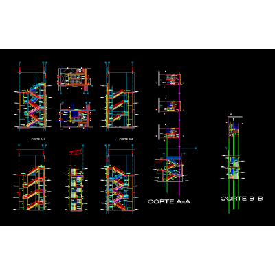Escalera metalica
