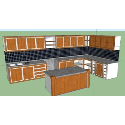 Mueble de cocina 3d