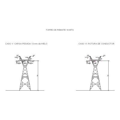 High voltage tower