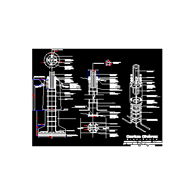 Base para columna desmontable