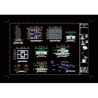 Nucleos sanitarios modulo tipo cabana.