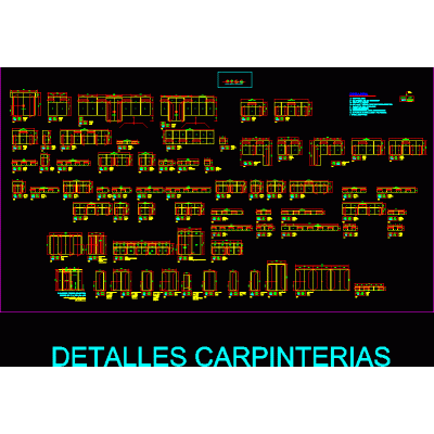 Windows ; doors and partitions
