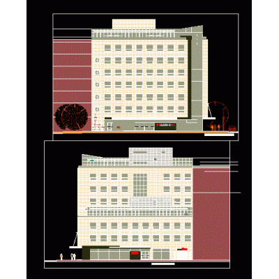 Fachadas de edificios de oficina