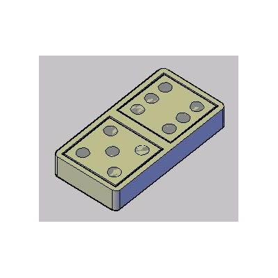 gettone domino 3d