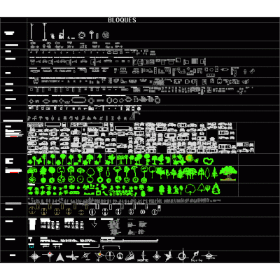 Bloques de cad 2d