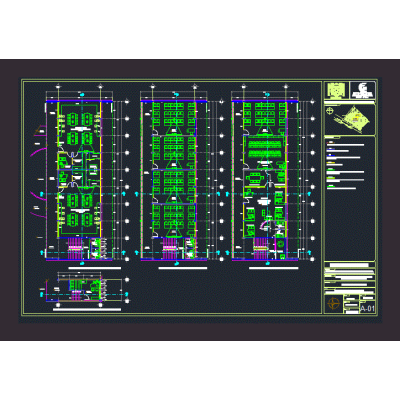 Edificio de 3 niveles para aulas y laboratorios