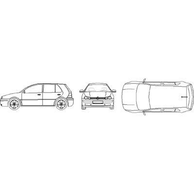 macchina da golf vw