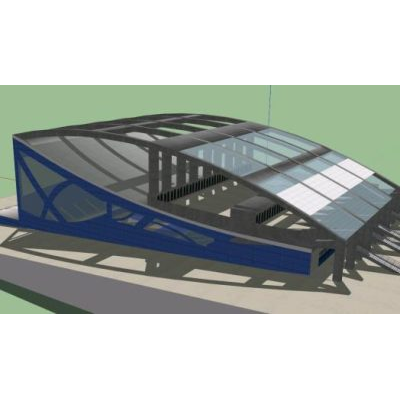 Complejo deportivo 3d