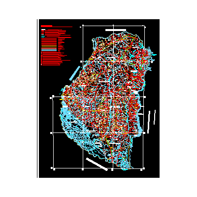 Plano de la provincia de entre rios