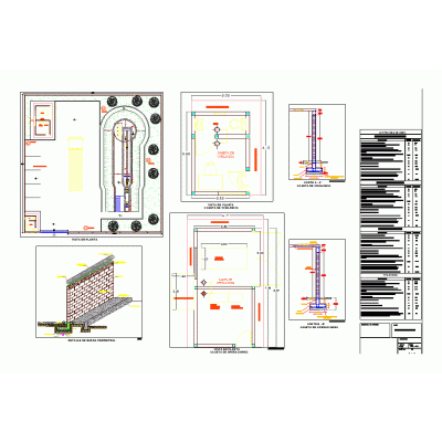 Complementary works of a treatment plant