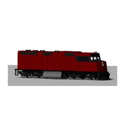 Locomotora diesel 3d