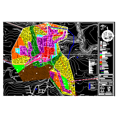 Plano Urbano de Coroneo, Guanajuato