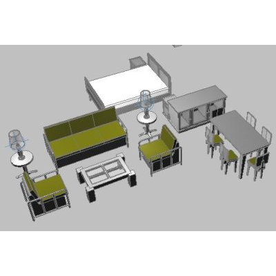 Mobiliario 3d