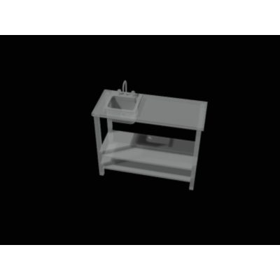 Mesada de analisis de laboratorio.