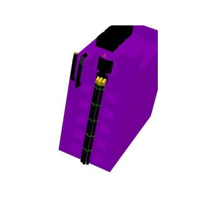 Tubos de esape grupo electrogeno - 3d