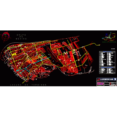 Plano ciudad del carmen campeche