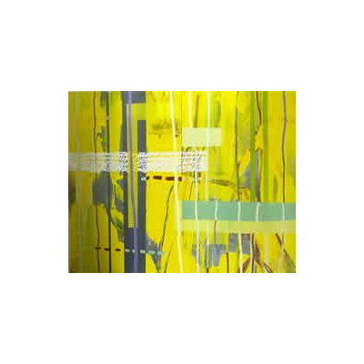Cuadro Abstraccion en Amarillo