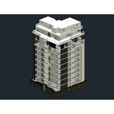 Edificio de oficinas 3d