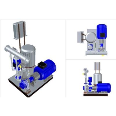 Equipement hydropneumatique de lutte contre l'incendie - 3d