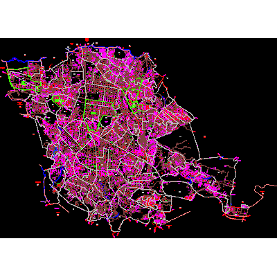 Plano de la ciudad de xalapa; veracruz