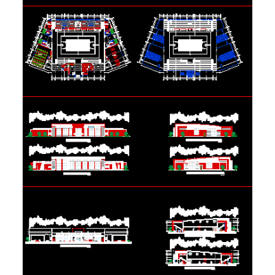 Coliseo de voley y baloncesto