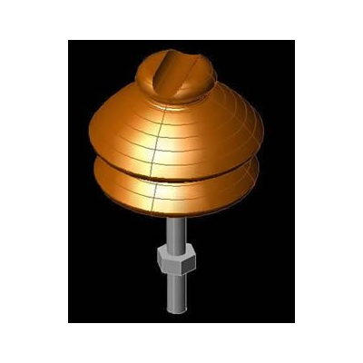 Pin type insulator (medium voltage) 3d model