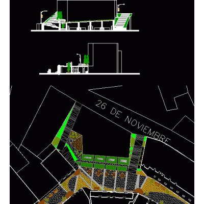 Diseno calle peatonal zaruma