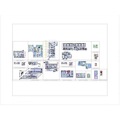Bloques equipamiento para hospitales.