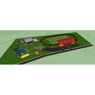 Polideportivo 3d