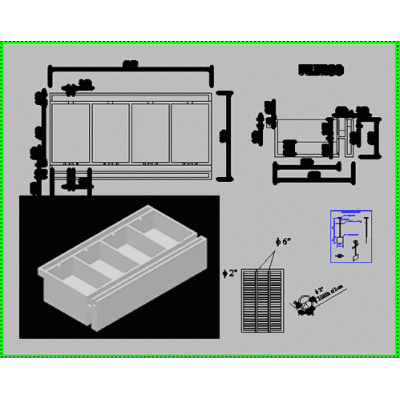 Modelo de filtros para pequenas plantas de tratamiento de aguas residuales.