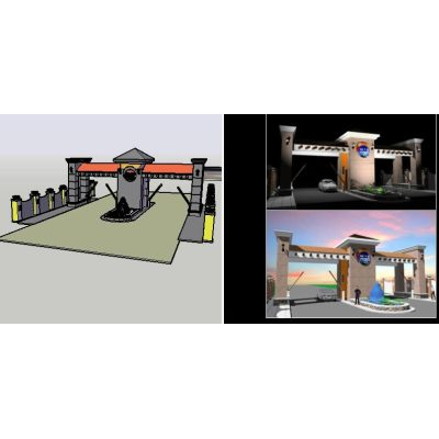 Garita para urbanizacion