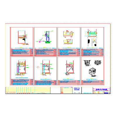 Detail plan of control equipment channeling
