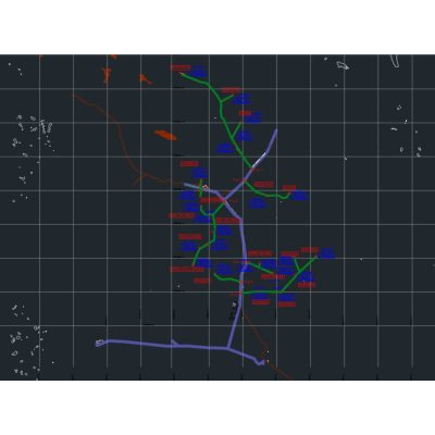 Trazo de ruta fibra optica