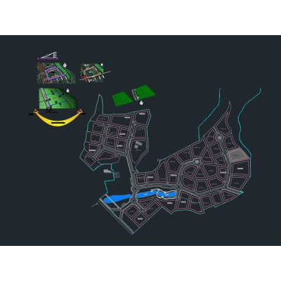 Terreno 2d y 3d autocad con analisis