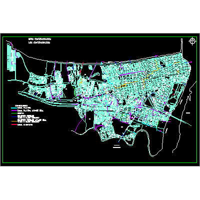 Plano de la ciudad de coatzacoalcos