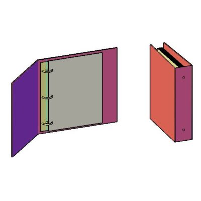 Carpeta con argollas