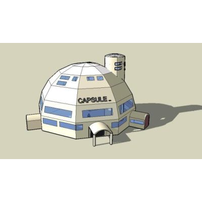 Edificio Futurista de Capsula