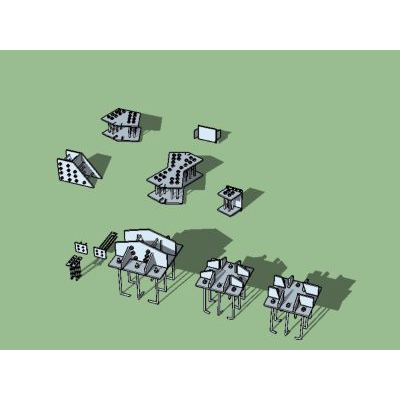 Detalles o accesorios para encuentros de vigas y columnas de acero
