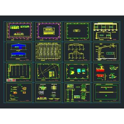Planos de Proyectos Industriales de Naves