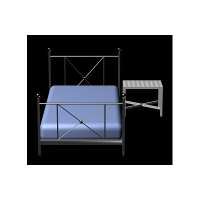 Cama y mesa de noche
